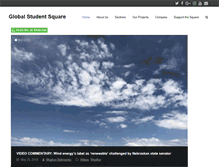 Tablet Screenshot of globalstudentsquare.org
